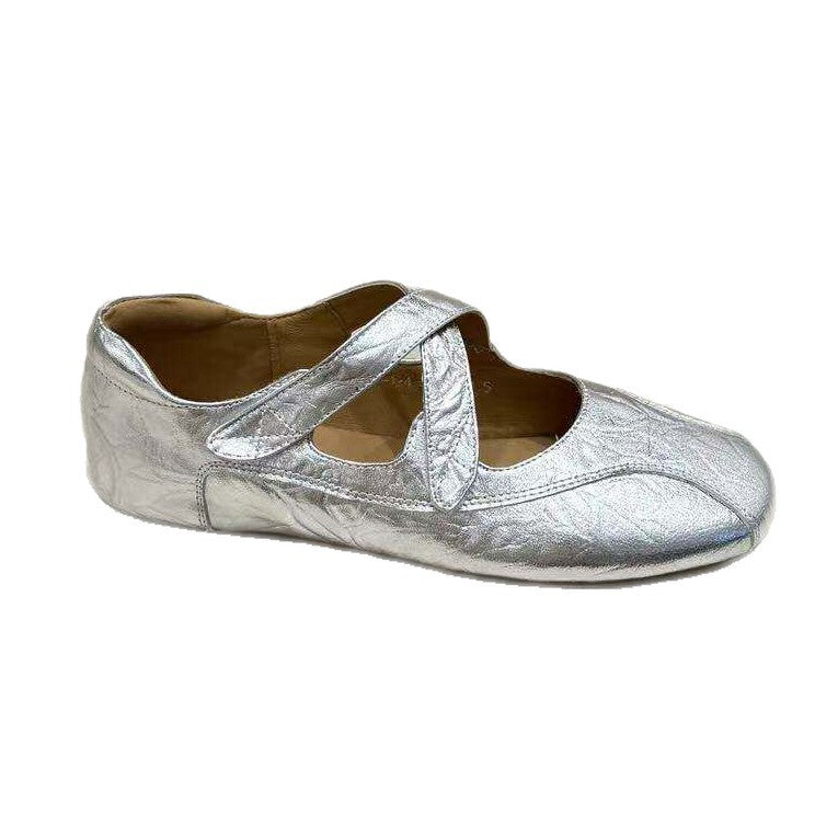 Damen Ballerinas mit verstellbarem Riemchen und elastischer Innensohle R&B