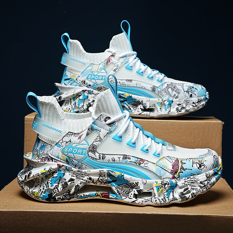 Damen Sportliche Sneakers mit innovativer Leuchttechnologie R&B