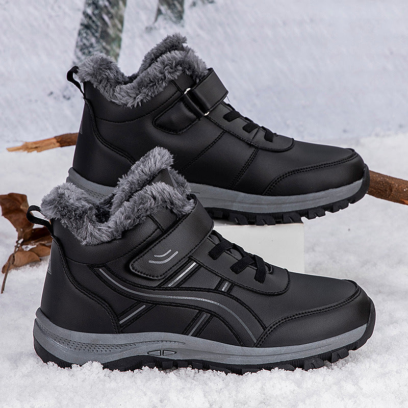 Damen Winterboots mit isolierendem Warmfutter und komfortablem Klettverschluss R&B