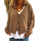 Damen Kopfbedeckung mit oversized Schnitt und Knopfdetails R&B