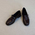 Damen Komfortable Slipper mit dekorativen Riemen und eleganter Schnalle R&B