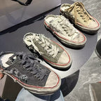 Damen Sneakers mit Vintage-Washed Look und lässigem Design R&B