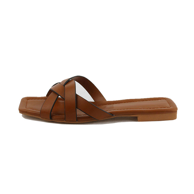 Damen Badeschuhe mit raffiniertem geflochtenem Design R&B
