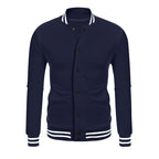 Herren Sport-Jacke im College-Stil mit praktischen Taschen und modernem Schnitt