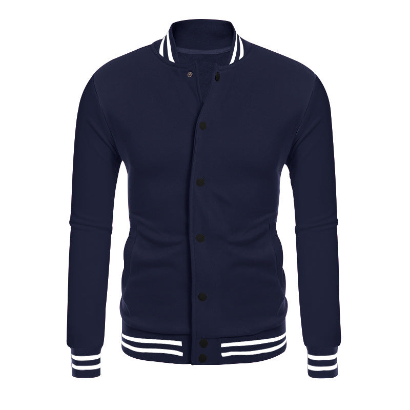 Herren Sport-Jacke im College-Stil mit praktischen Taschen und modernem Schnitt