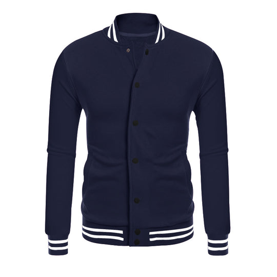 Herren Sport-Jacke im College-Stil mit praktischen Taschen und modernem Schnitt R&B