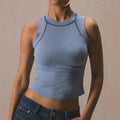 Damen Sportliches Crop-Top R&B