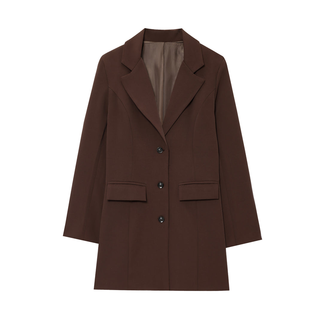 Damen eleganter Blazer mit tailliertem Schnitt R&B