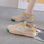Damen Sportliche Sneakers mit atmungsaktiver Mesh-Oberfläche und flexiblem Profil R&B