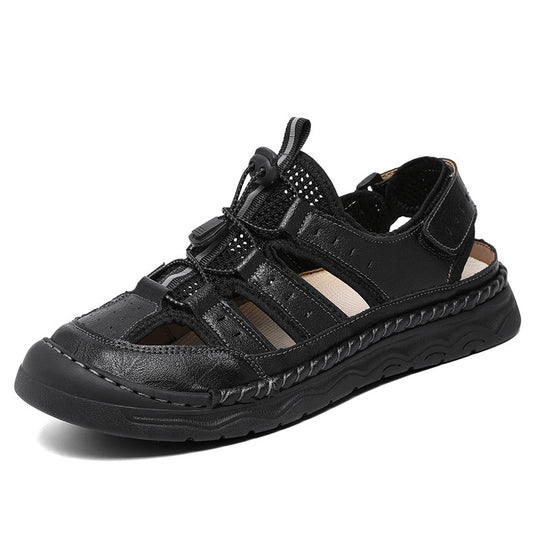 Herren Bequeme Outdoor-Sandalen mit verstellbarem Riemensystem und rutschfester Sohle R&B