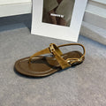 Damen Zehentrenner-Sandalen mit eleganten Riemen und komfortablem Fußbett R&B
