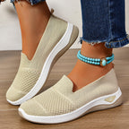 Damen Atmungsaktive Slip-On Freizeitschuhe mit elastischer Passform R&B