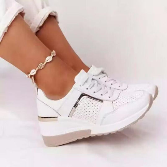 Damen Wedge-Sneaker mit atmungsaktivem Obermaterial und komfortablem Fußbett R&B