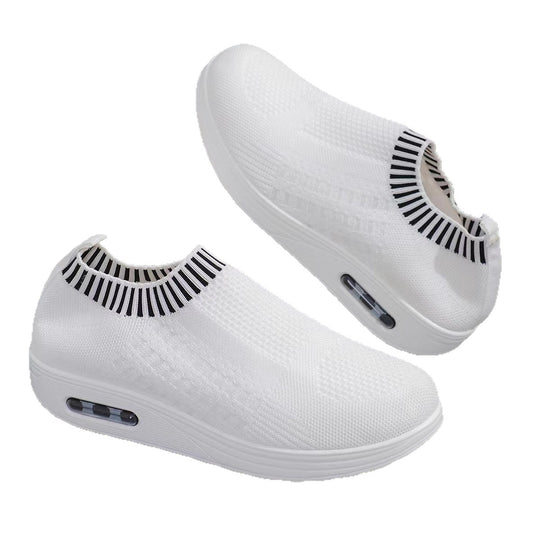 Damen Atmungsaktive Slip-On Sneakers mit elastischem Kragen R&B