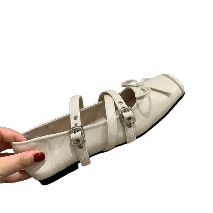 Damen Ballerinas mit dekorativem Riemchen und elegantem Design R&B