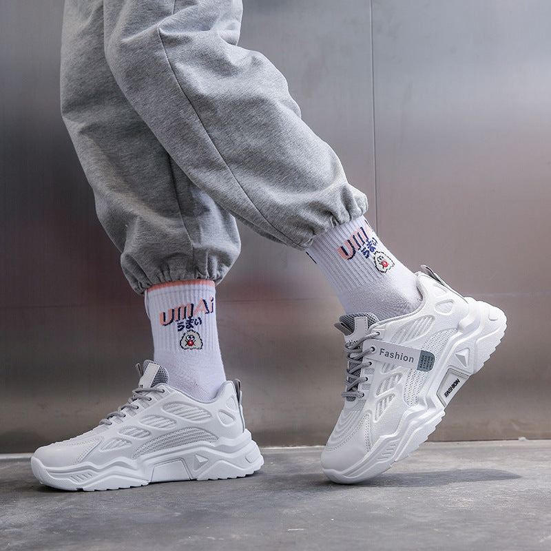 Damen Sportliche Sneakers mit atmungsaktiver Mesh-Oberfläche und dämpfender Sohle R&B