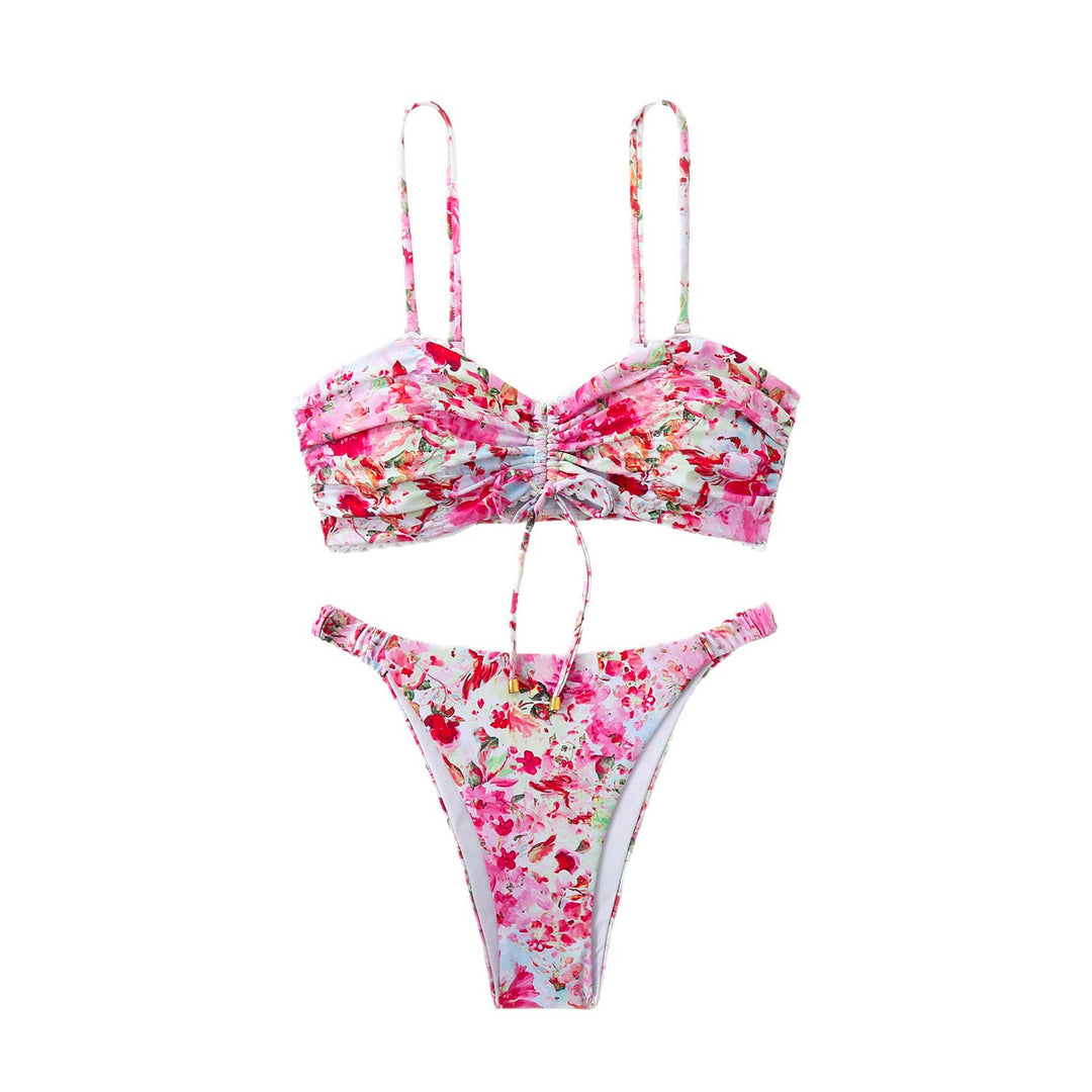 Damen Bandeau-Bikini mit raffinierten Rüschendetails R&B