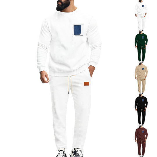 Herren Bequemer Freizeitanzug mit modischem Design und praktischen Taschen R&B