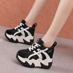 Damen Sportliche Chunky Sneakers mit atmungsaktiven Mesh und stabiler Sohle R&B