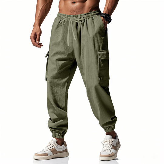 Herren Cargo-Hose mit elastischem Bund und praktischen Seitentaschen R&B