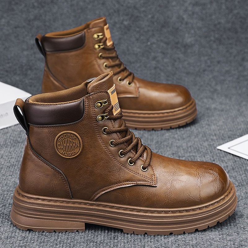 Damen Robuste Schnürstiefel mit verstärktem Knöchel und rutschfester Sohle R&B