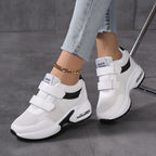 Damen Sportliche Sneakers mit Klettverschluss und dämpfender Sohle