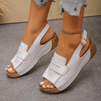 Damen Komfortable Sandalen mit verstellbarem Riemen