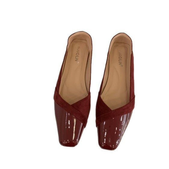 Damen elegante Slingback-Pumps mit modischem Glanz und komfortablem Fußbett R&B