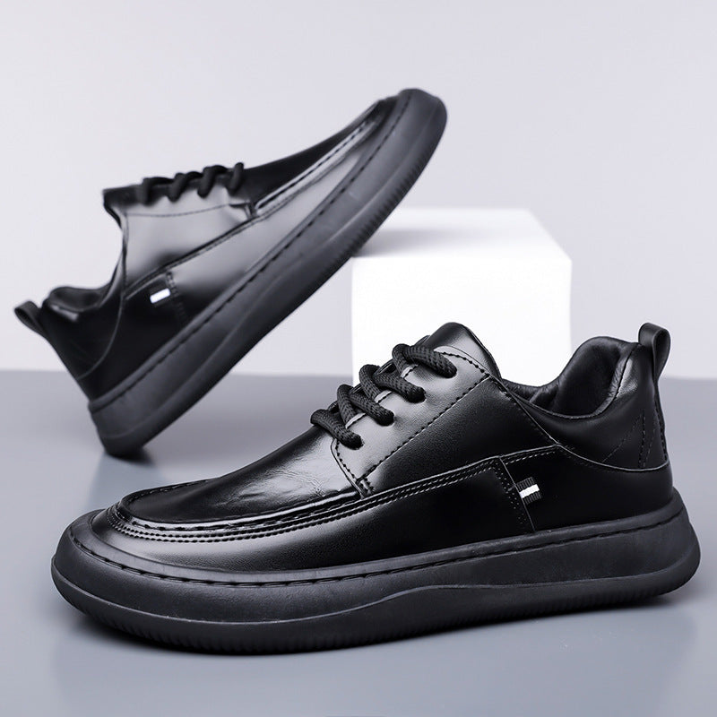 Damen Modische Ledersneaker mit rutschfester Sohle R&B