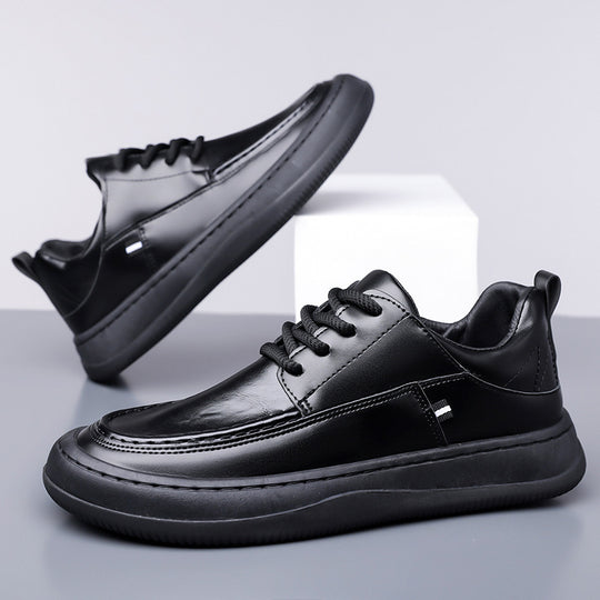 Damen Modische Ledersneaker mit rutschfester Sohle R&B