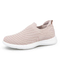 Damen Bequeme Slip-On Sneakers aus atmungsaktivem Strickmaterial