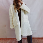 R&B | Einfarbige Strickjacke