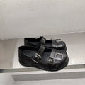 Damen Komfortable Sandalen mit praktischen Schnallen und robustem Fußbett R&B