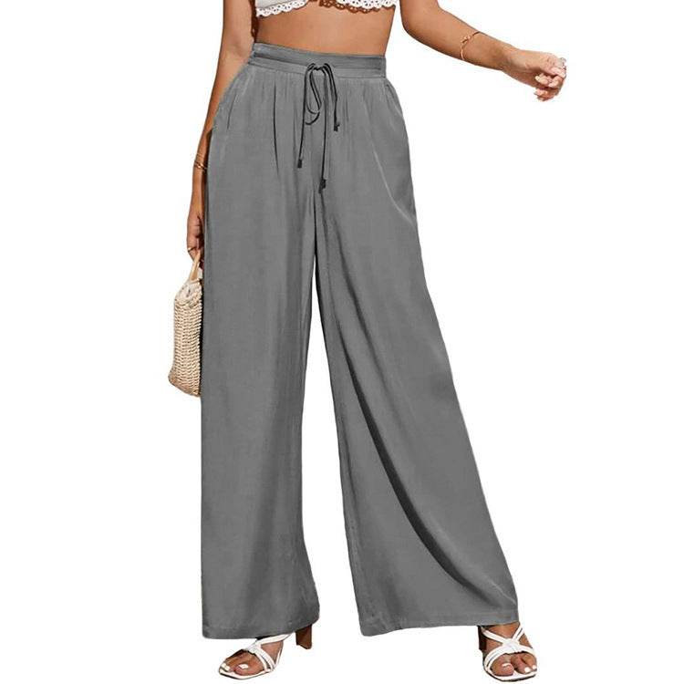 Damen weite Sommerhose mit hohem Bund R&B