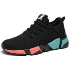Damen Sportliche Sneakers mit atmungsaktiver Strick-Oberfläche und dämpfender Sohle