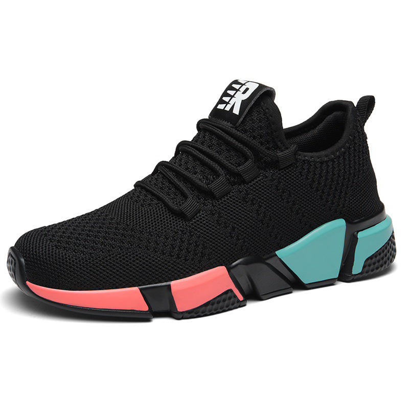 Damen Sportliche Sneakers mit atmungsaktiver Strick-Oberfläche und dämpfender Sohle