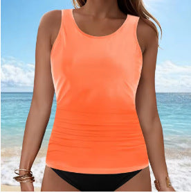 Damen Tankini-Oberteil mit Raffung R&B