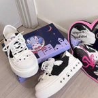 Damen Verspielte Sneakers mit niedlichem Tierdesign und bequemer Sohle R&B