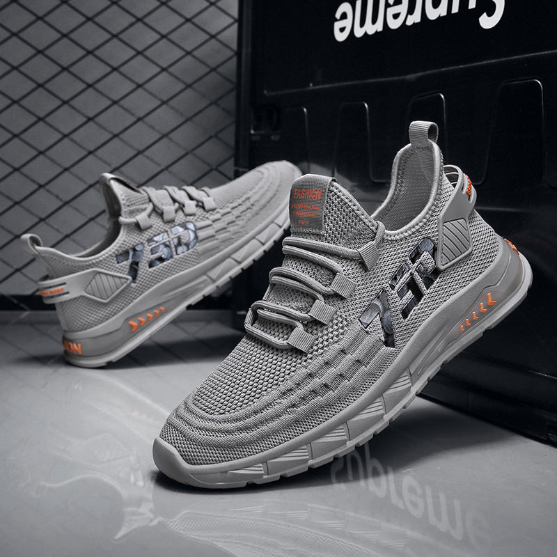 Damen Sportliche Laufsneaker mit atmungsaktiver Mesh-Oberfläche und rutschfester Sohle R&B