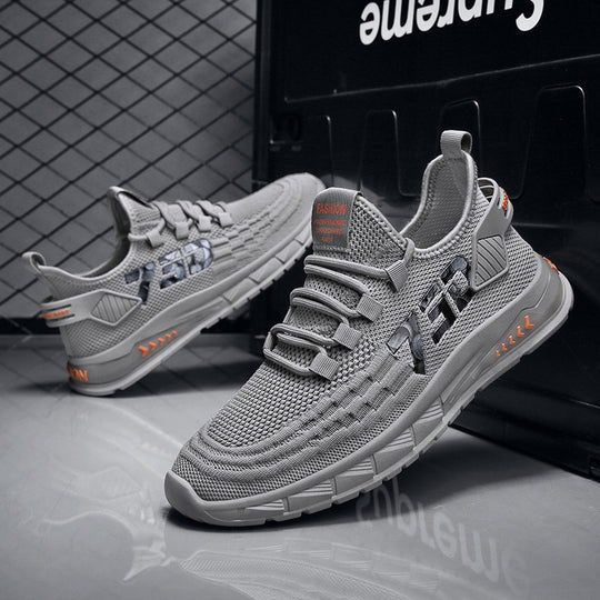 Damen Sportliche Laufsneaker mit atmungsaktiver Mesh-Oberfläche und rutschfester Sohle R&B