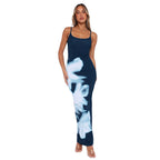 Damen Elegantes Maxikleid mit schmeichelnder Silhouette und floralem Design R&B