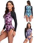 Damen Rashguard mit langem Arm und stylischem Print R&B