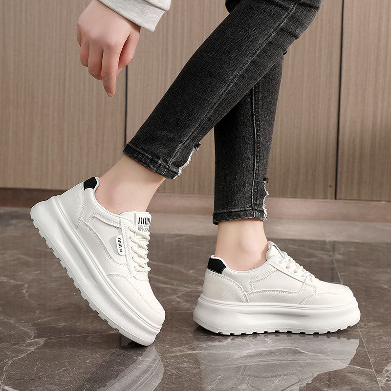 Damen Platform Sneakers mit modernem Design und bequemer Dämpfung R&B