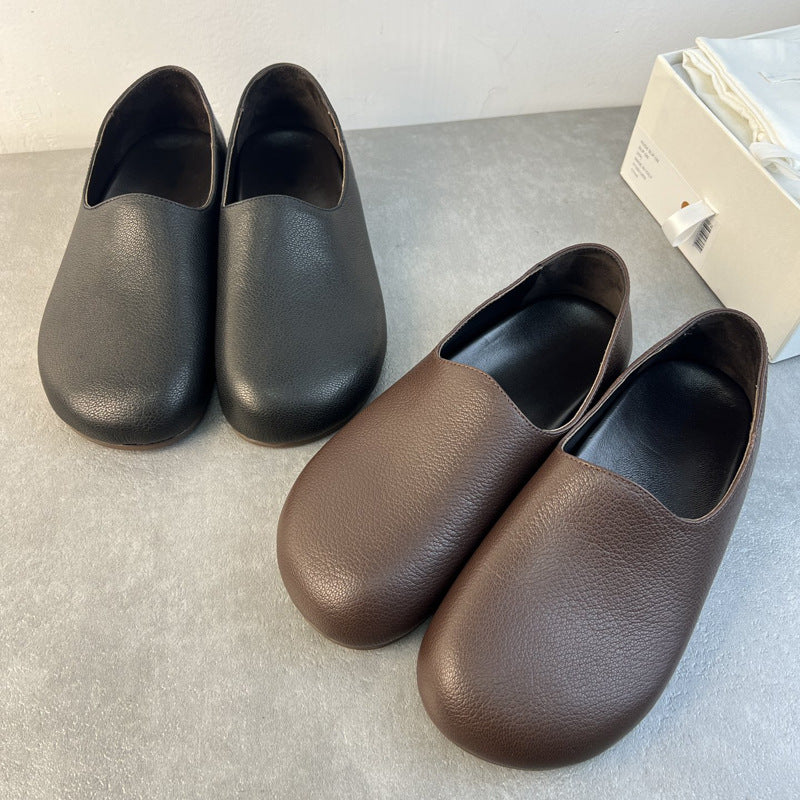 Damen Komfortable Clogs aus hochwertigem Leder