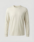 Enganliegendes Damen Langarmshirt Weiß – Dünnes Basic Oberteil für Style