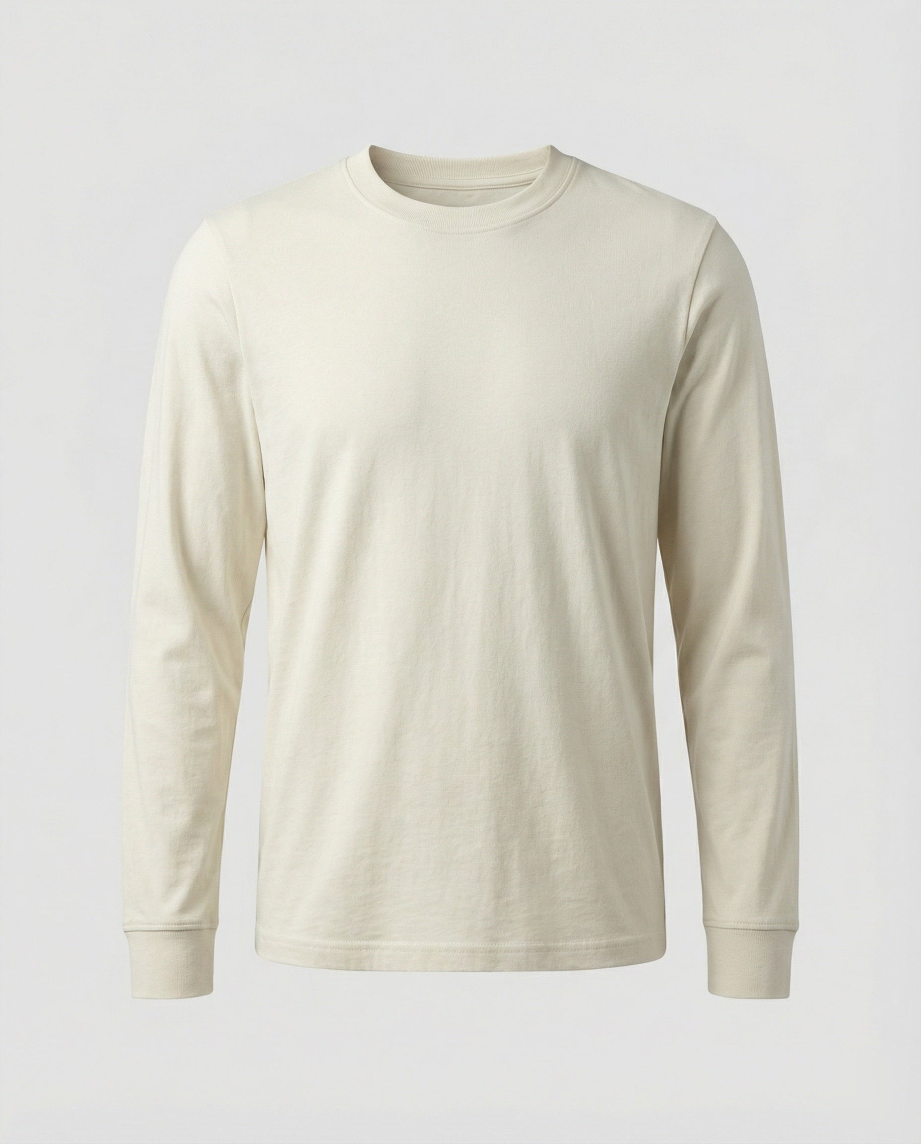 Enganliegendes Damen Langarmshirt Weiß – Dünnes Basic Oberteil für Style