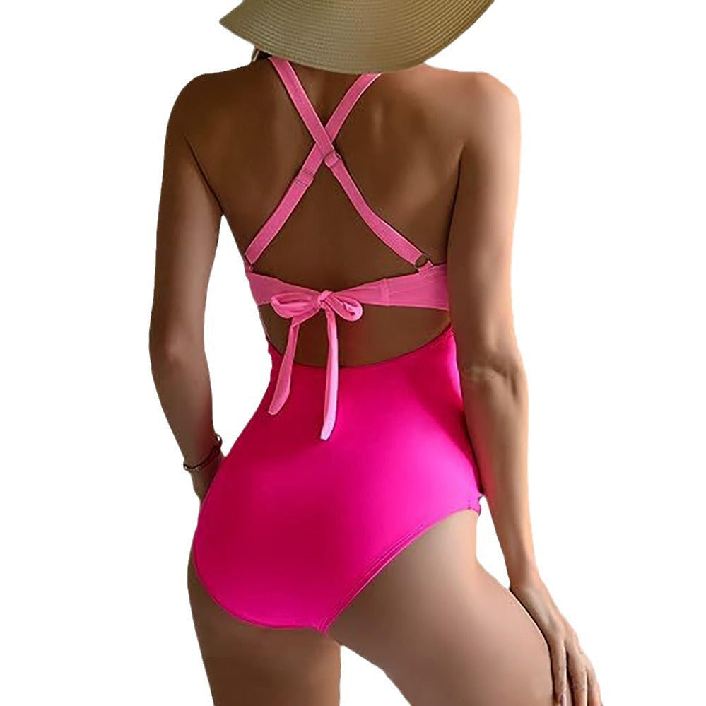 Damen Sexy Cut-Out Badeanzug R&B