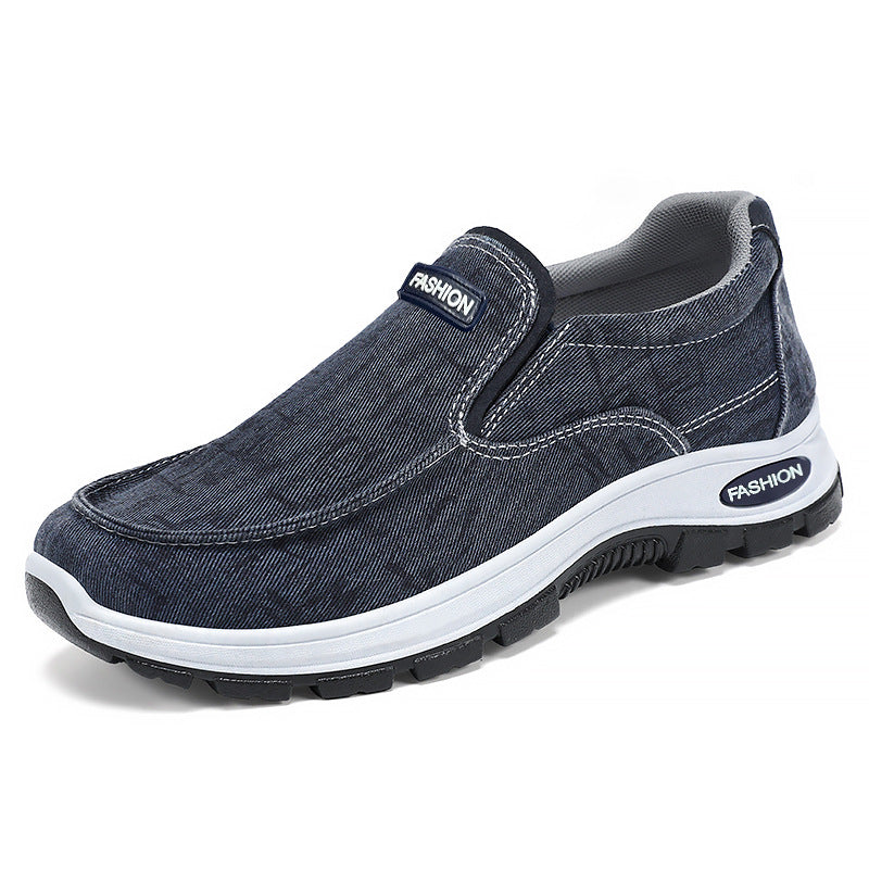 Damen Bequeme Slip-On Sneakers mit elastischem Obermaterial und rutschfester Sohle