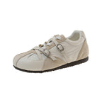 Damen Sneaker mit doppeltem Riemen und atmungsaktiver Oberflächenstruktur R&B