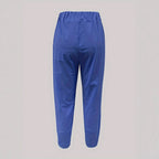 Damen weite Sommerhose mit eleganten Schnittdetails und elastischem Bund R&B